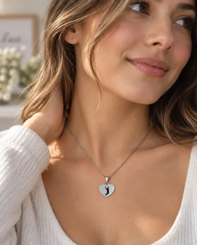 Collana Shape Cuore Volley Player Setter