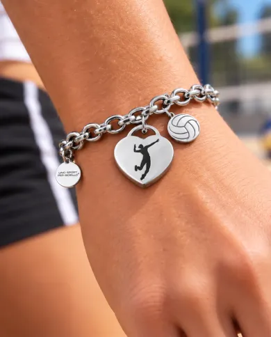 Bracciale Cuore Volley Player Hitter
