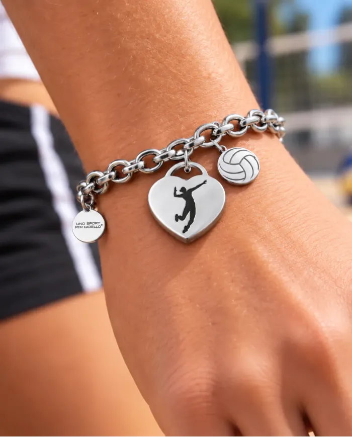 Bracciale Cuore Volley Player Hitter